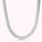 Bronzallure White Maxi Korean Chain Collar Necklace WSBZ02207W.WG