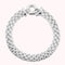 Bronzallure White Maxi Korean Chain Bracelet WSBZ02208W.WG