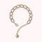 Bronzallure Golden Curb Chain Bracelet with Cubic Zirconia Pavé WSBZ02269Y.WR