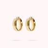 Bronzallure Small Polished Golden Hoop Earrings WSBZ02317Y.YG