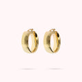 Bronzallure Small Polished Golden Hoop Earrings WSBZ02317Y.YG