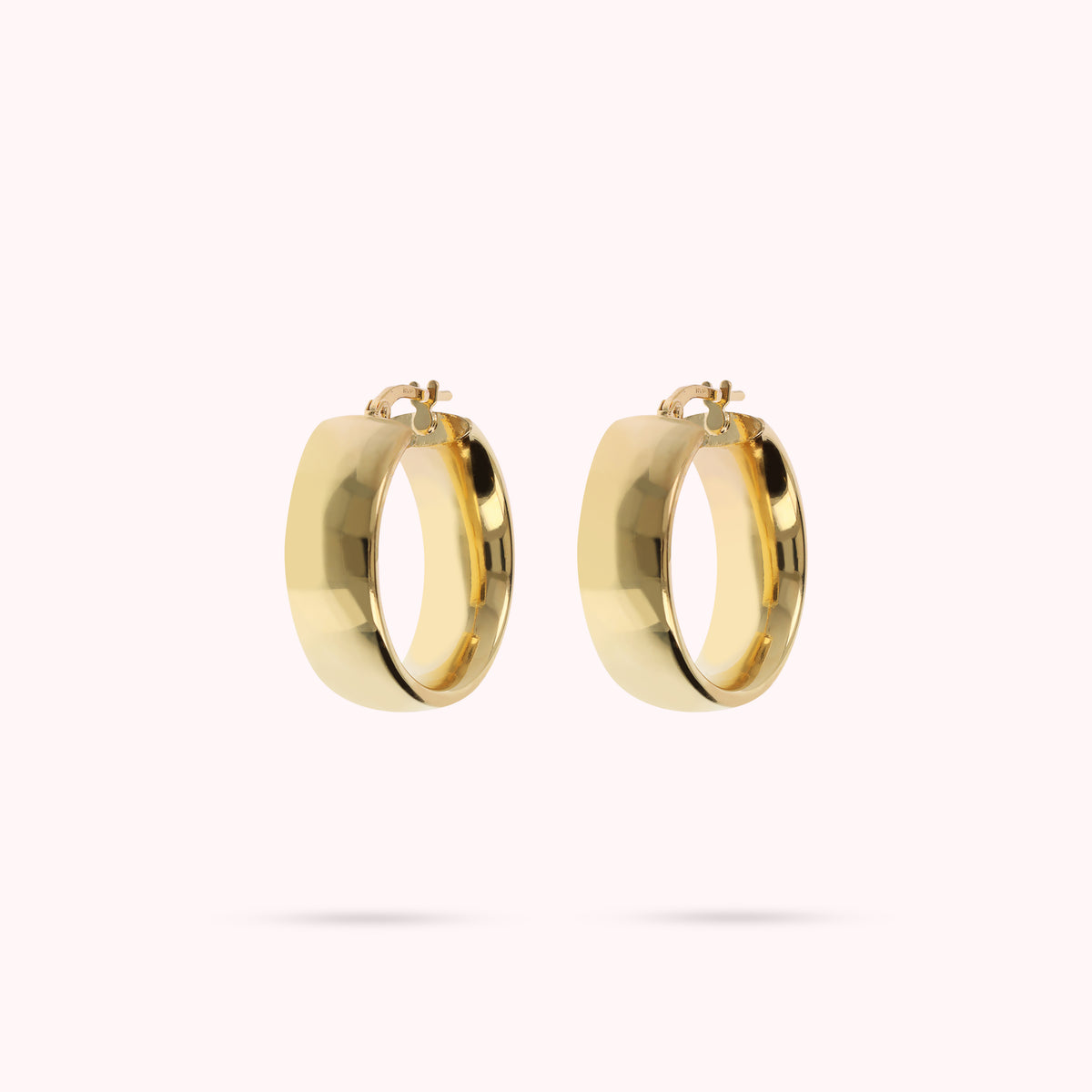 Bronzallure Small Polished Golden Hoop Earrings WSBZ02317Y.YG