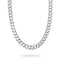 Bronzallure BRONZALLURE WHITE-FLATPOLISHED CURB CHAIN NECKLACE WSBZ02476W.W