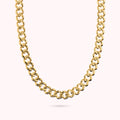 Bronzallure Golden Polished Curb Chain Necklace WSBZ02476Y.YG