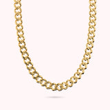 Bronzallure Golden Polished Curb Chain Necklace WSBZ02476Y.YG