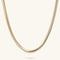 Etrusca Gioielli Snake Chain Collar Necklace WSET00682.YG
