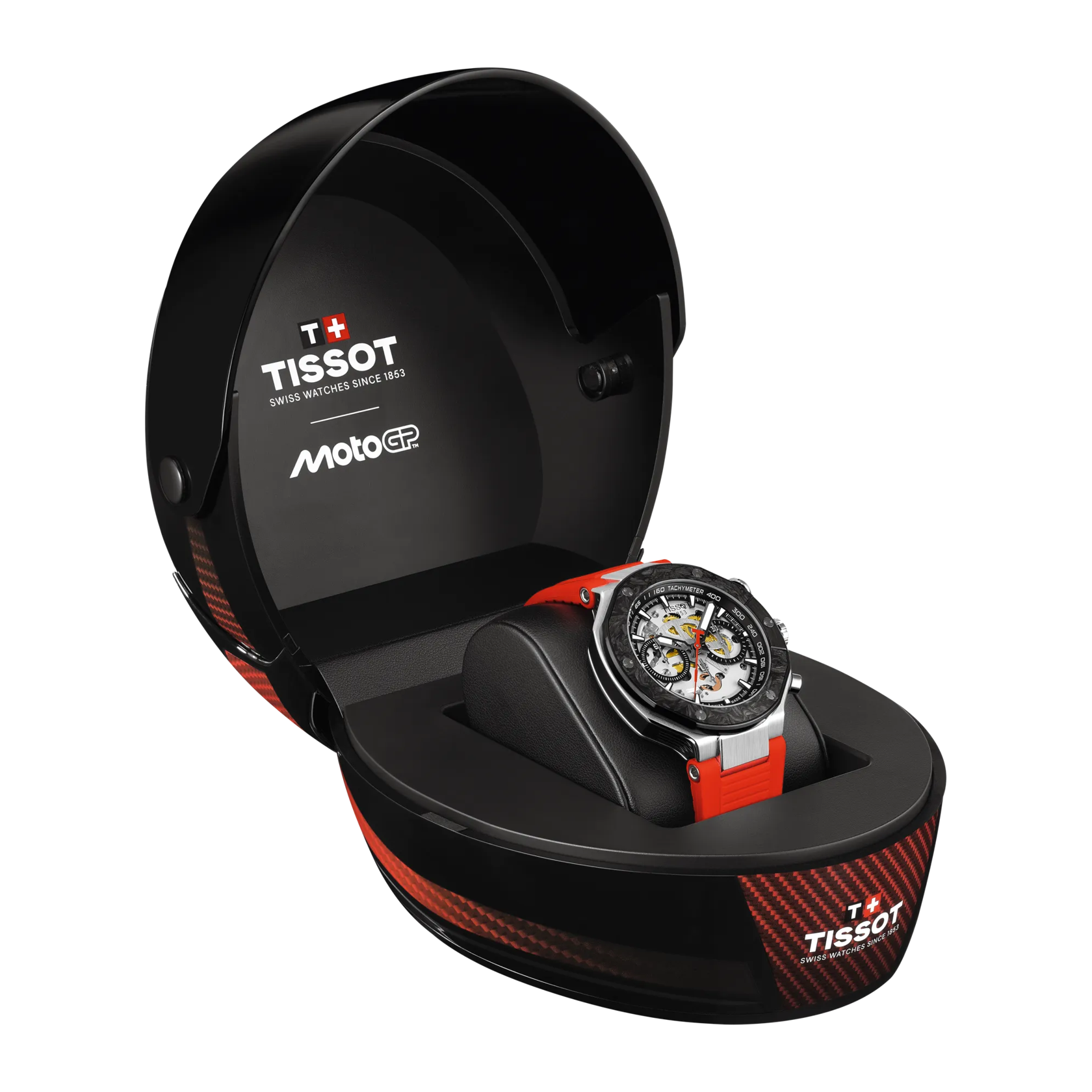 Tissot T-Race MotoGP 2026 45mm Transparent Dial Men's Watch T1414622705100
