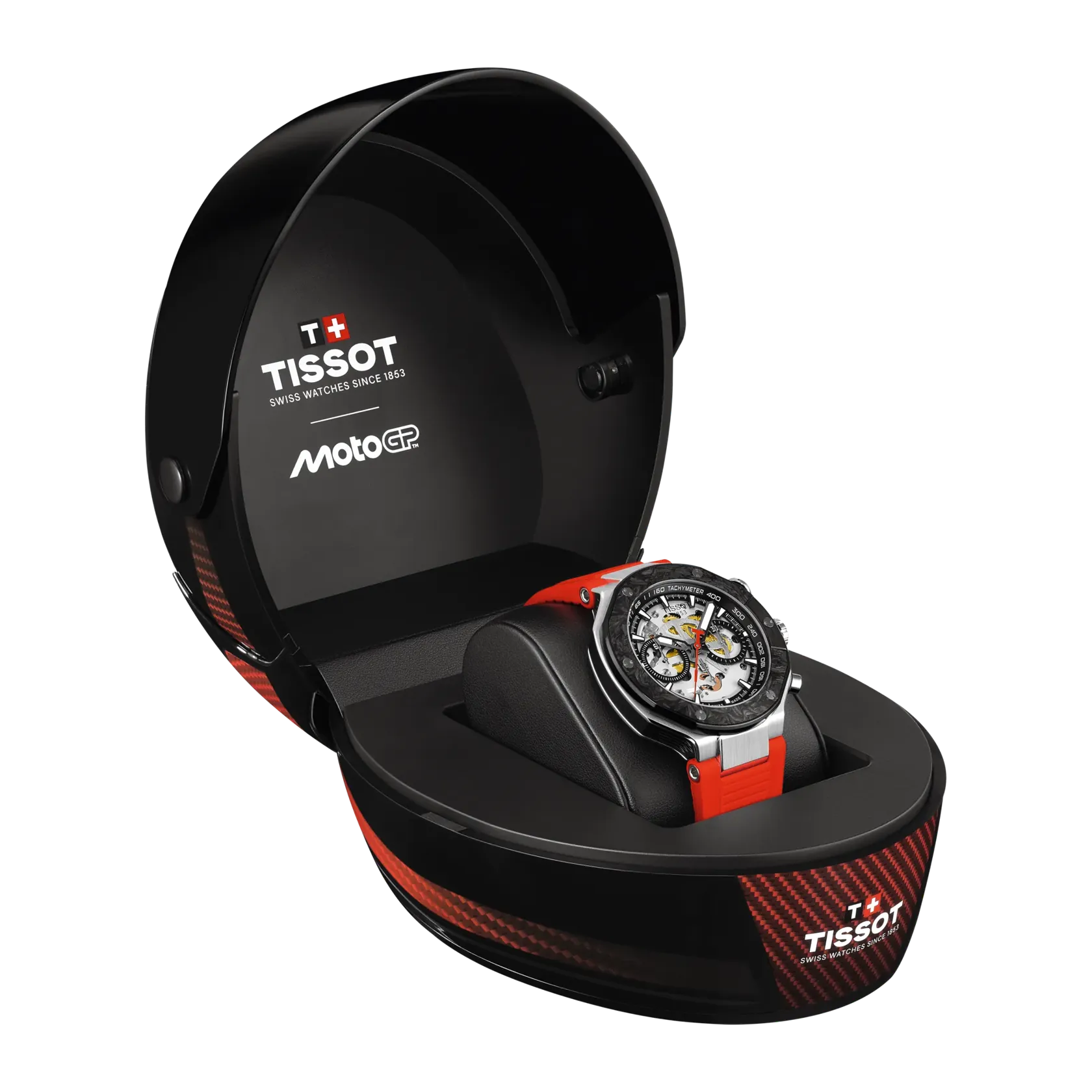 Tissot T-Race MotoGP 2026 45mm Transparent Dial Men's Watch T1414622705100