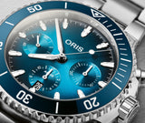 Oris Aquis Chronograph 43.5mm Blue Dial Men's Watch 01 771 7793 4155-07 8 23 01PEB
