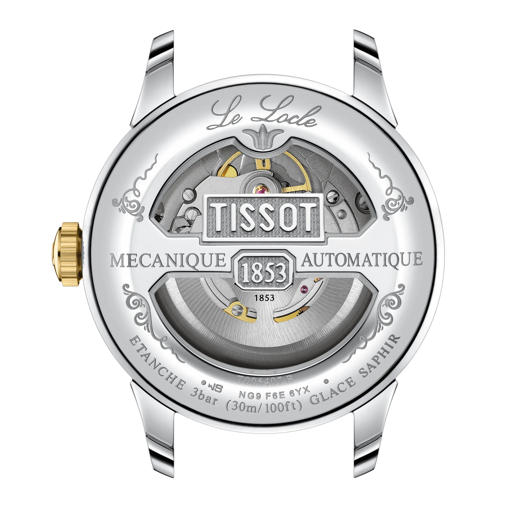 Tissot Le Locle 39.3mm Green Dial Men's Watch T0064072209300