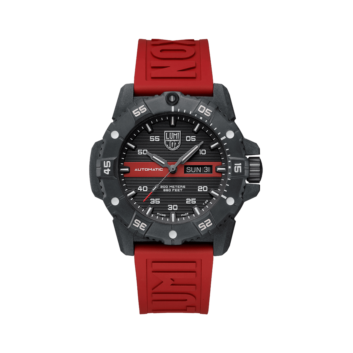 Luminox Master Carbon SEAL Automatic Red Line Limited Edition Men's Watch XS.3876.RB