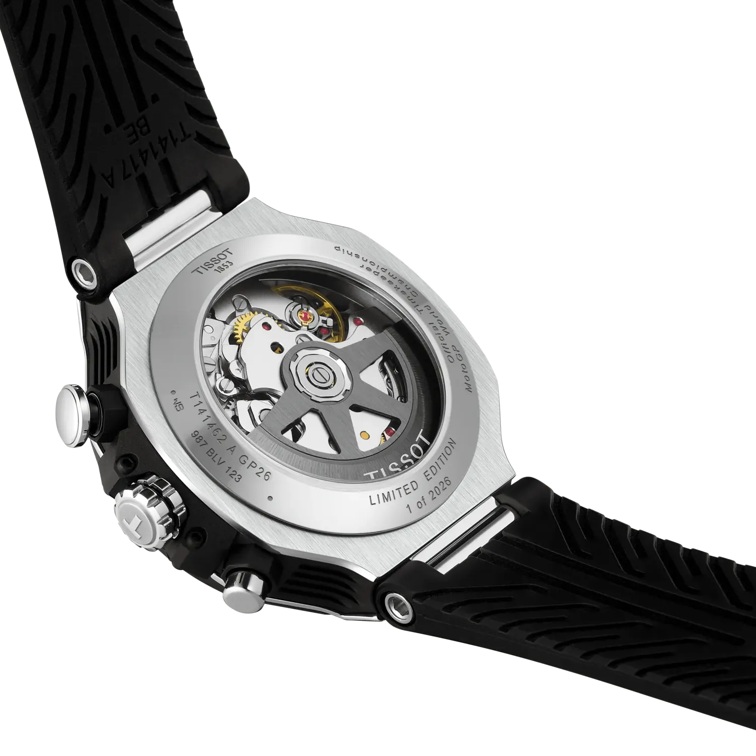 Tissot T-Race MotoGP 2026 45mm Transparent Dial Men's Watch T1414622705100