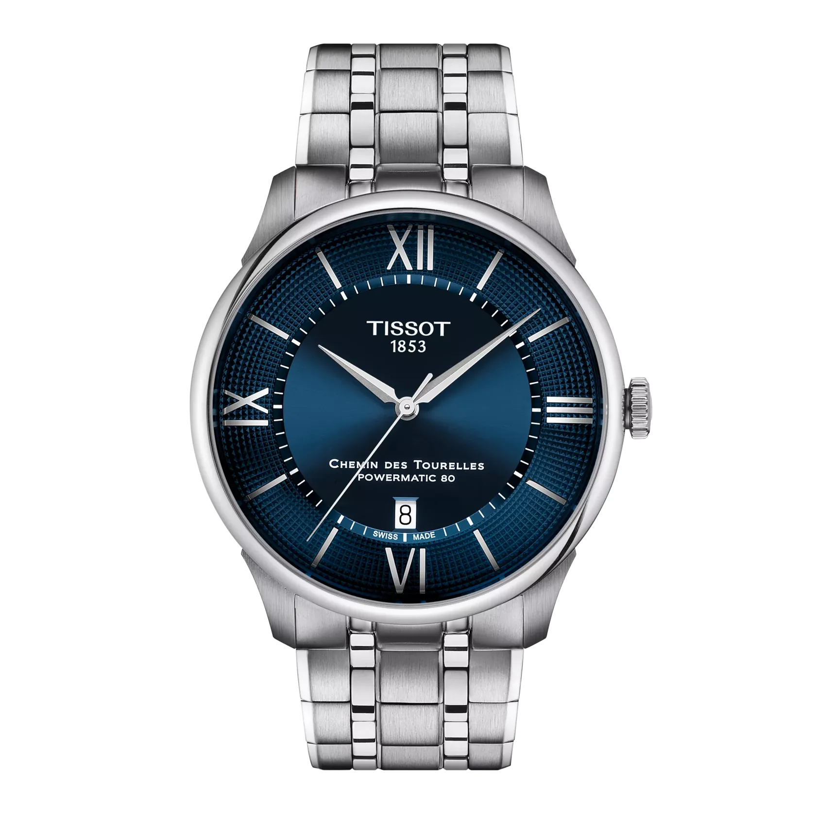 Tissot Chemin Des Tourelles 42mm Blue Sunray Dial Men's Watch T1394071104800
