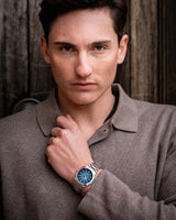 Edifice EFK-200 Automatic 38mm Blue Dial Men's Watch EFK200D-2A