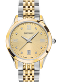 Balmain Classic R 34mm Yellow Dial Women's Watch B43123125U