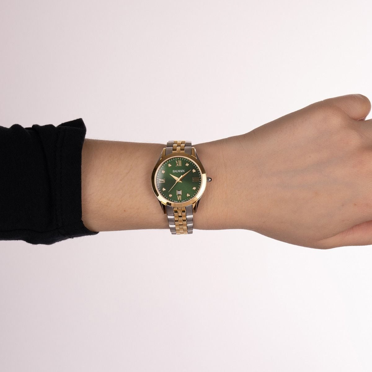 Balmain Classic R 30mm Green Dial Women's Watch B41123175U