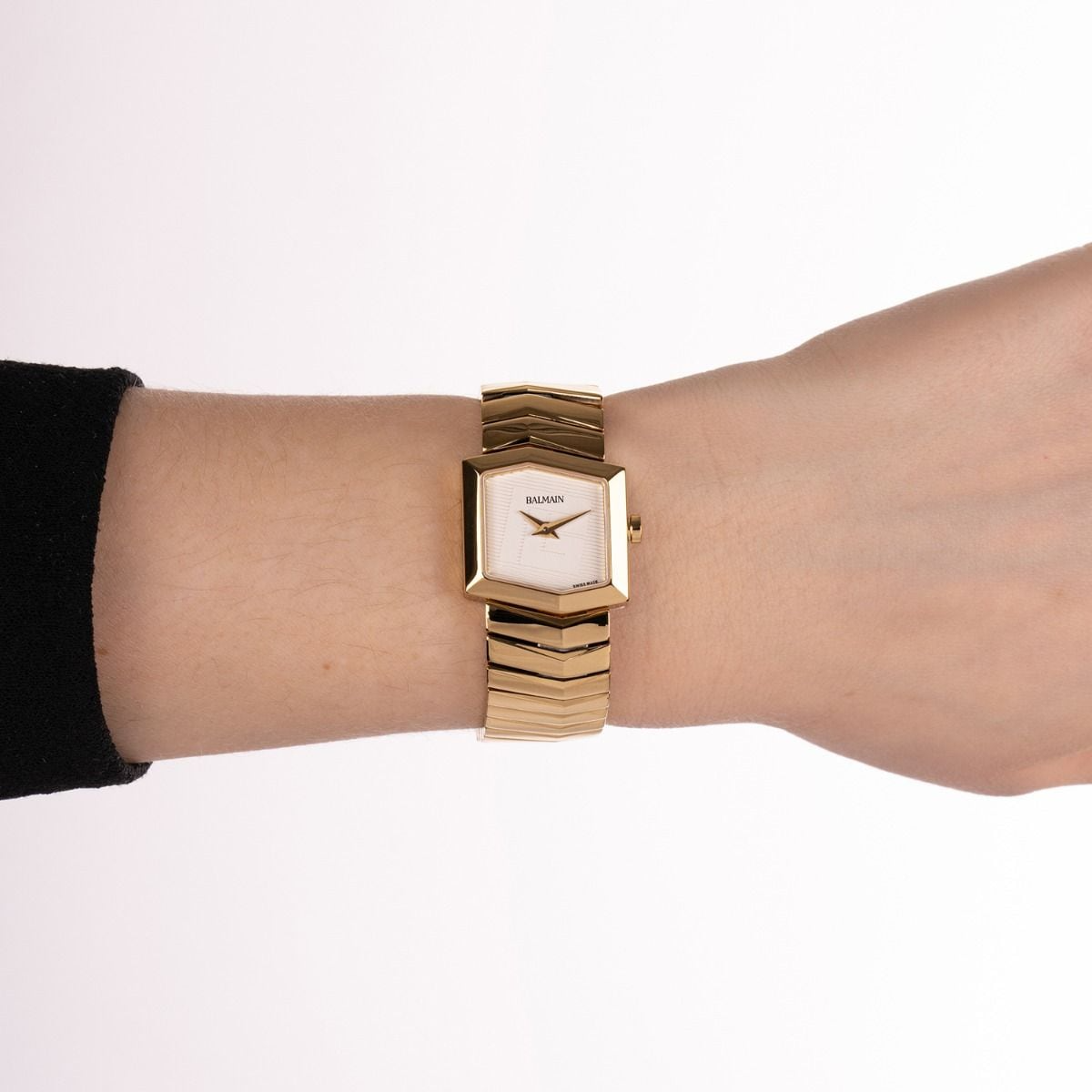Balmain Taffetas 22.5mm White Dial Women's Watch B46503328