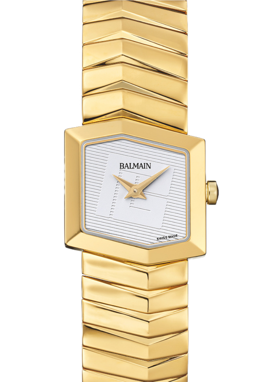 Balmain Taffetas 22.5mm White Dial Women's Watch B46503328
