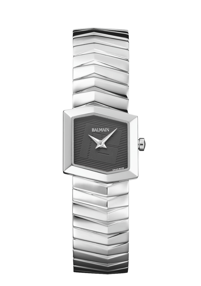 Balmain Taffetas 22.5mm Black Dial Women's Watch B46513368
