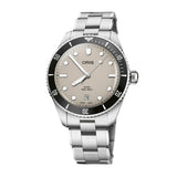 Oris Divers Date 39mm Beige Dial Men's Watch 01 733 7795 4051-Set