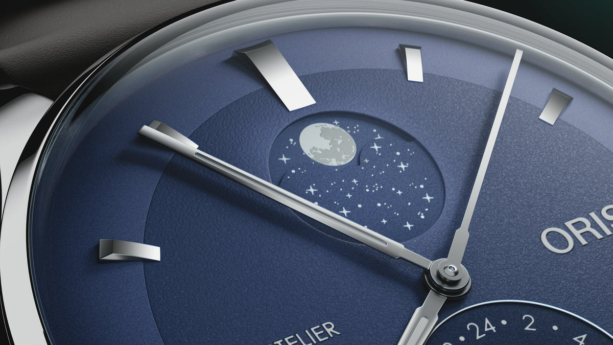 Oris Artelier Complication 39.5mm Blue Dial Men's Watch 01 782 7811 4055-07 6 20 17FC