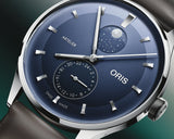 Oris Artelier Complication 39.5mm Blue Dial Men's Watch 01 782 7811 4055-07 6 20 17FC