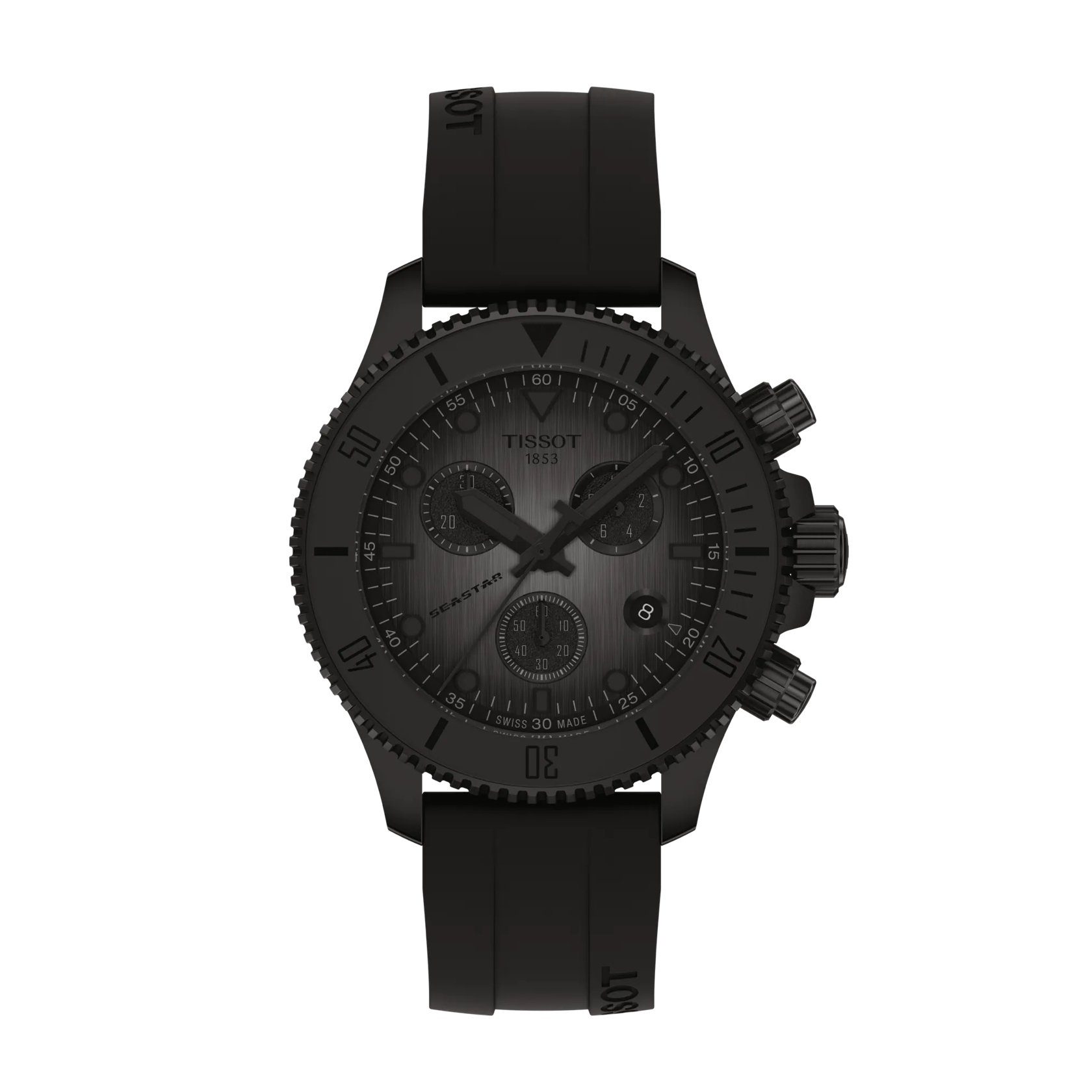 Tissot Seastar 1000 38mm Grey-Black Dial Men's Watch T1202173706100