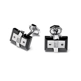 Baraka PS245042BNDB cufflinks upright view