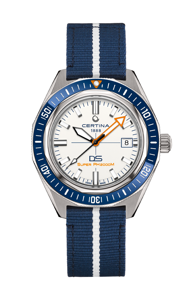 Certina DS Super PH2000M 43mm White Dial Men's Watch C0506074401102