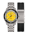 Certina DS Super PH2000M 43mm Yellow Dial Men's Watch C0506074436102