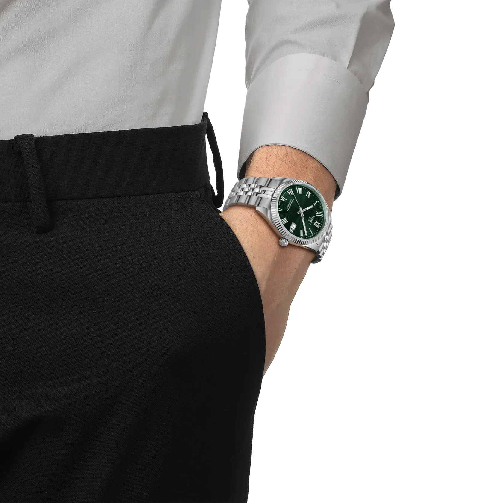 Tissot Ballade 39mm Green Dial Men's Watch T1564081109300