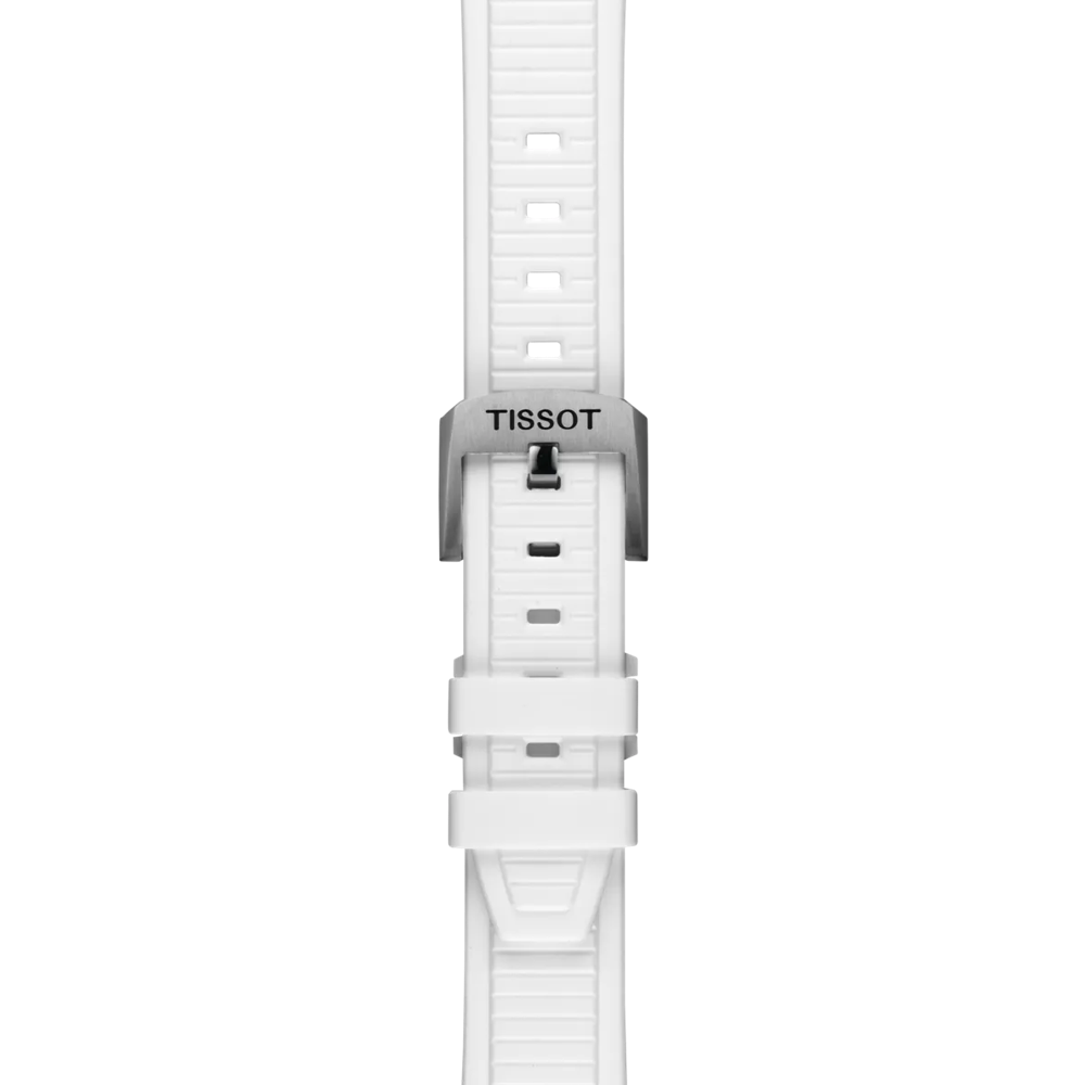 Tissot T-Race 38mm White Mother of Pearl Dial Women's Watch T1418179711100