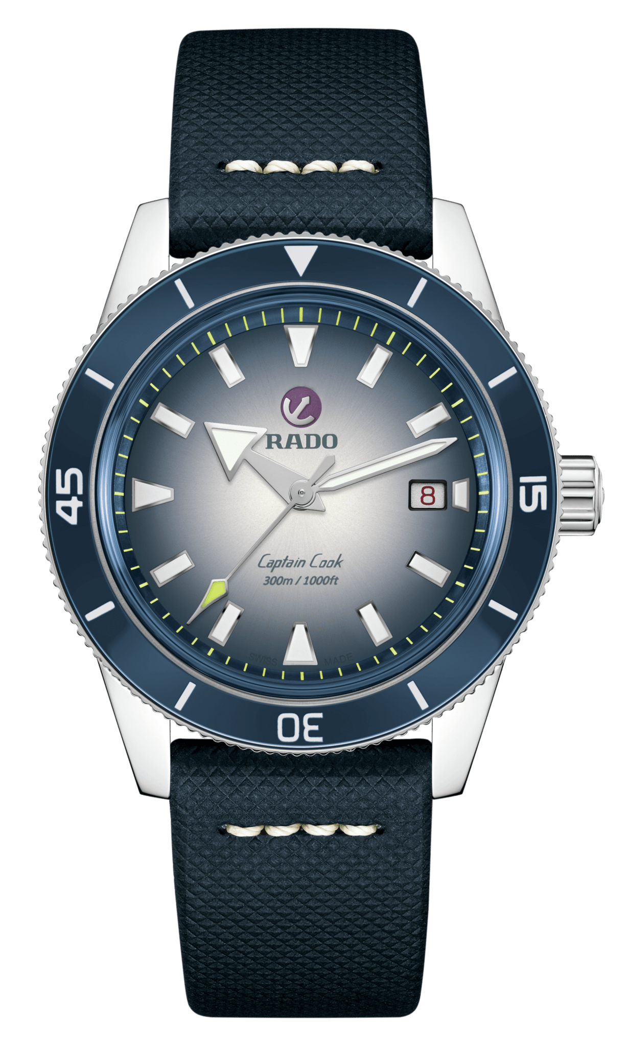 RADO Captain Cook 42mm Automatic Blue Dial Men's Watch R32154208