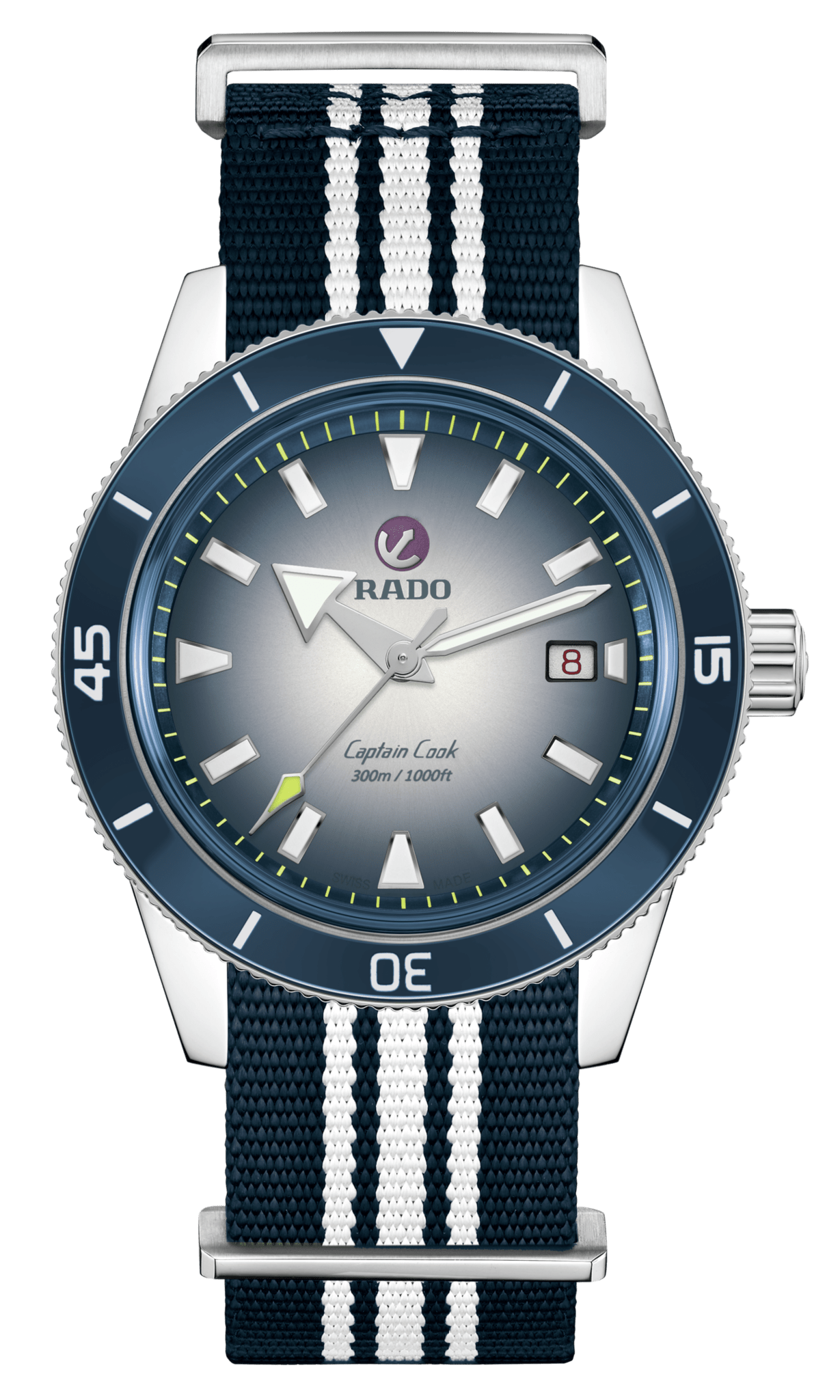 RADO Captain Cook 42mm Automatic Blue Dial Men's Watch R32154208
