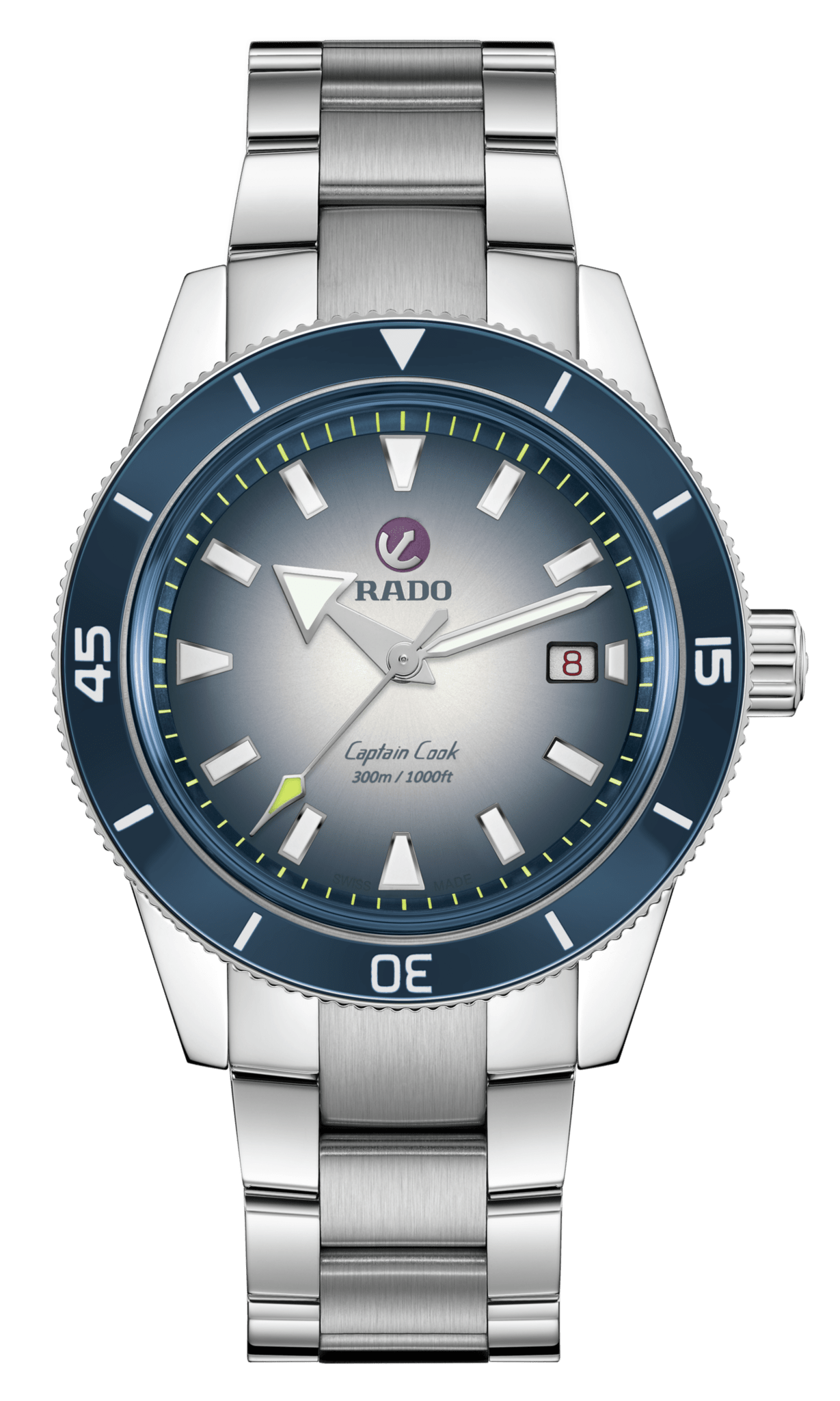 RADO Captain Cook 42mm Automatic Blue Dial Men's Watch R32154208