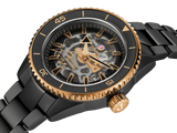 RADO Captain Cook High-Tech Ceramic Skeleton 43mm Black-Rose Gold Men's Watch R32192152