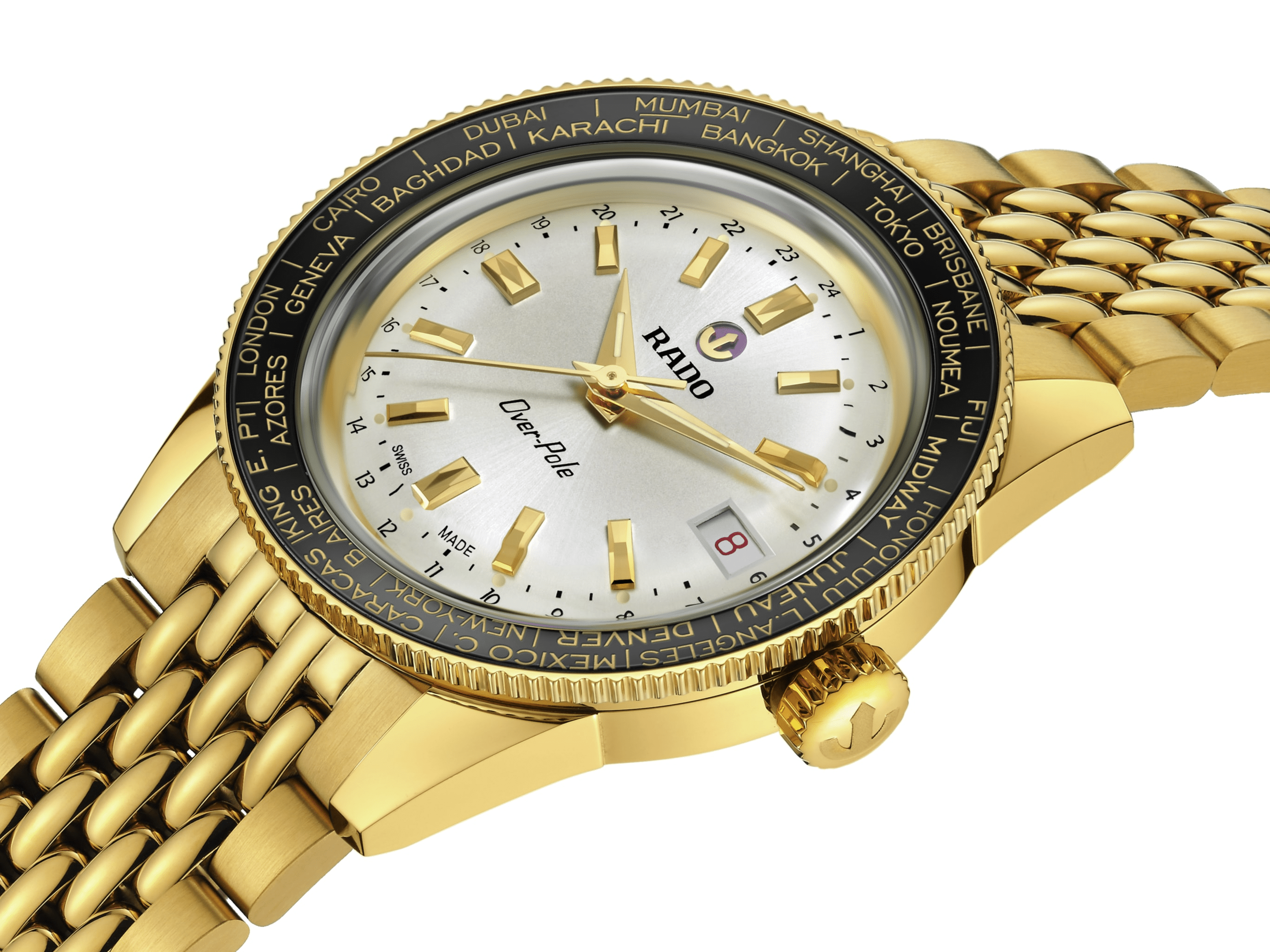 RADO Captain Cook Over-Pole Limited Edition 39mm Silver-White Dial Men's Watch R32193018