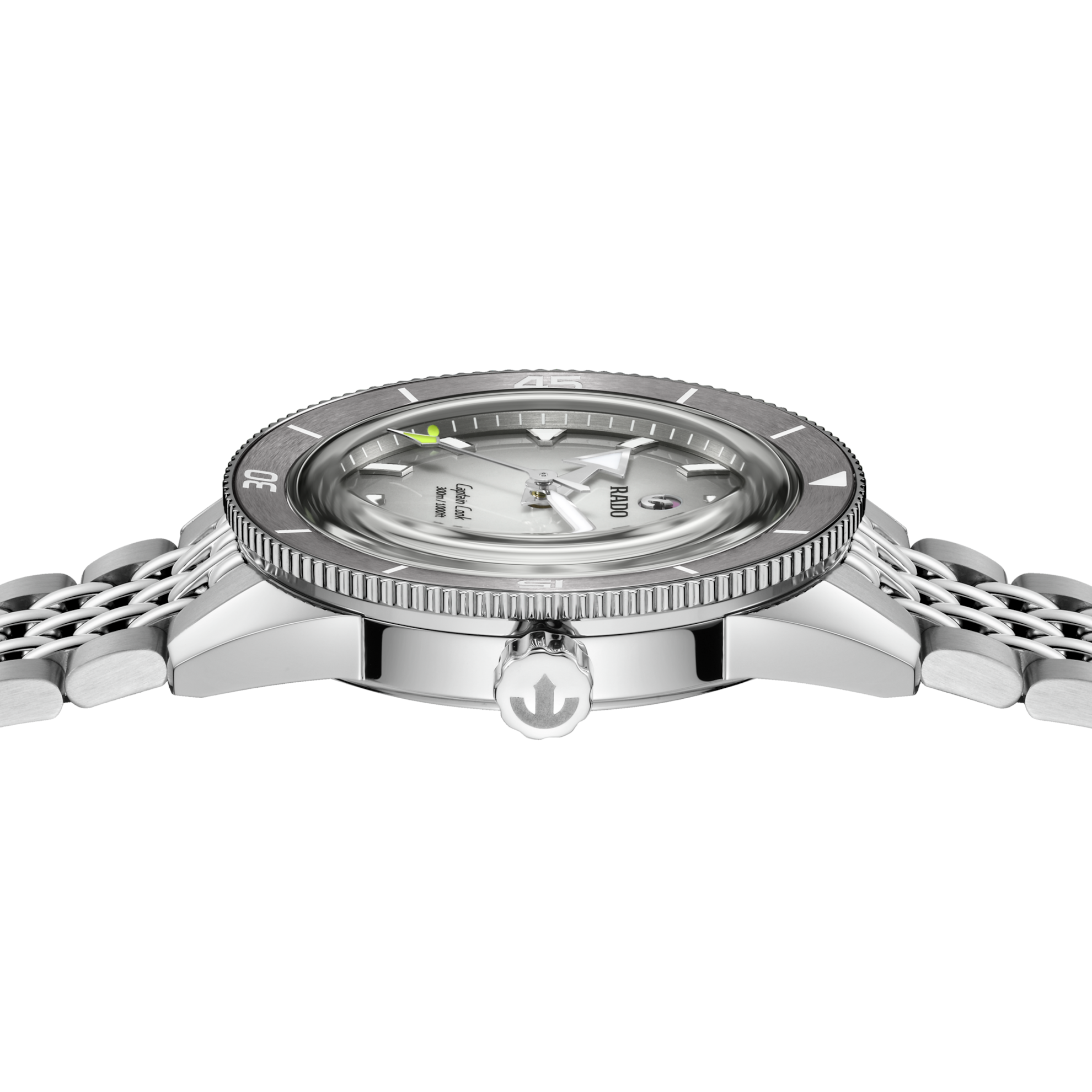 RADO Captain Cook x Tennis Limited Edition 39mm Silver-Grey Dial Men's Watch R32222108