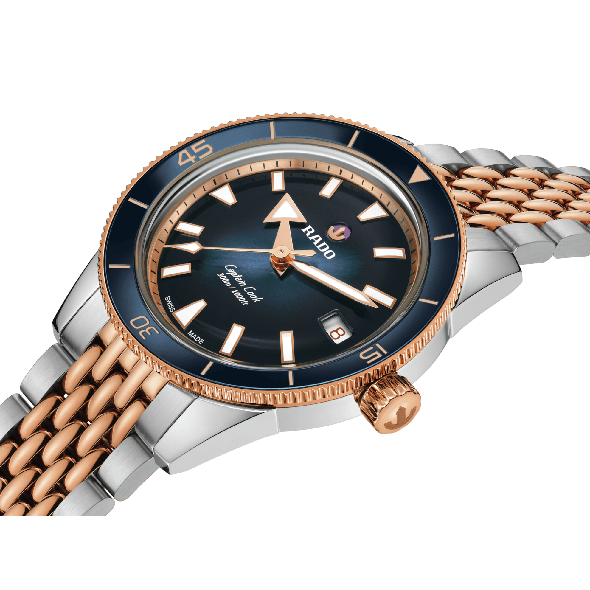 RADO Captain Cook Automatic 39mm Blue Dial Men's Watch R32224203