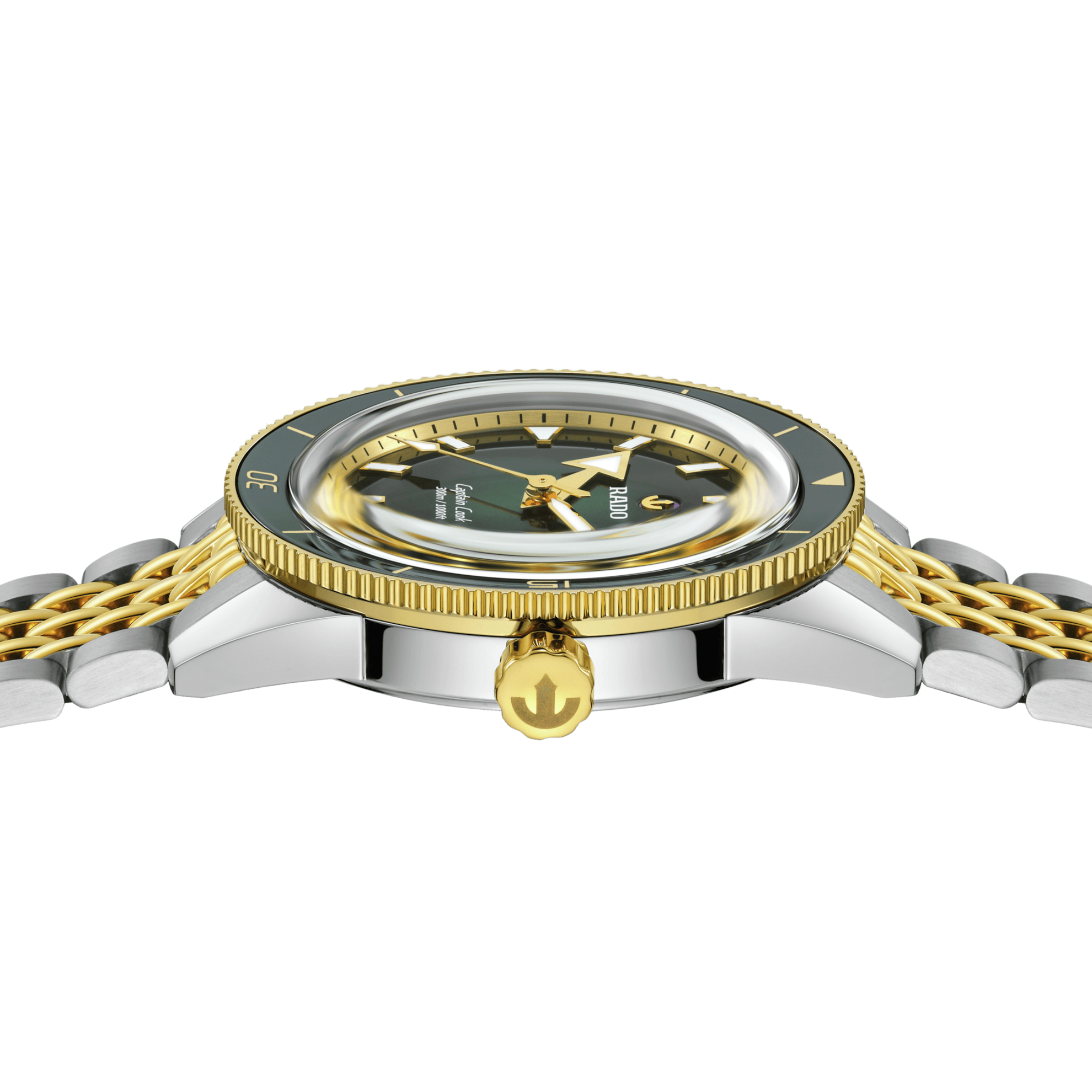 RADO Captain Cook Automatic 39mm Green Dial Men's Watch R32225313