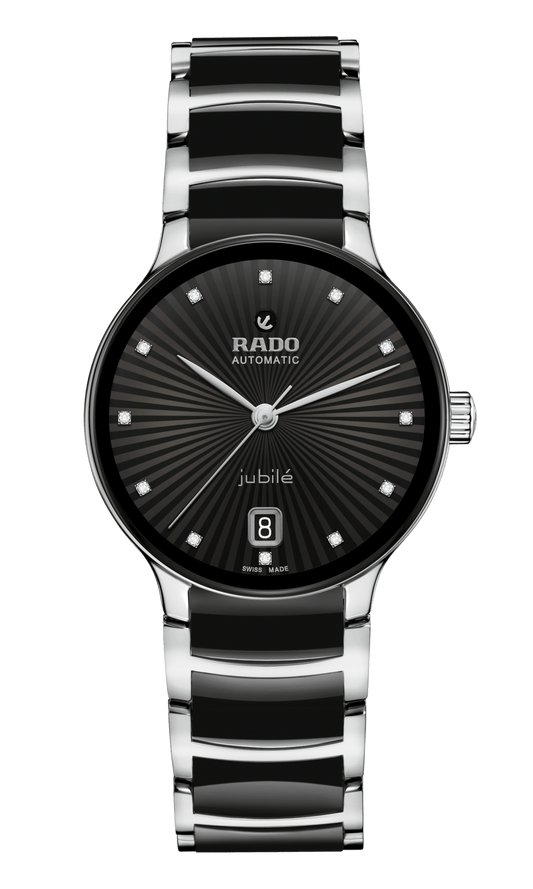 RADO Centrix Automatic Diamonds 35mm Black Dial Women's Watch R30031742