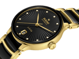 RADO Centrix Automatic Diamonds 35mm Black Dial Women's Watch R30032742