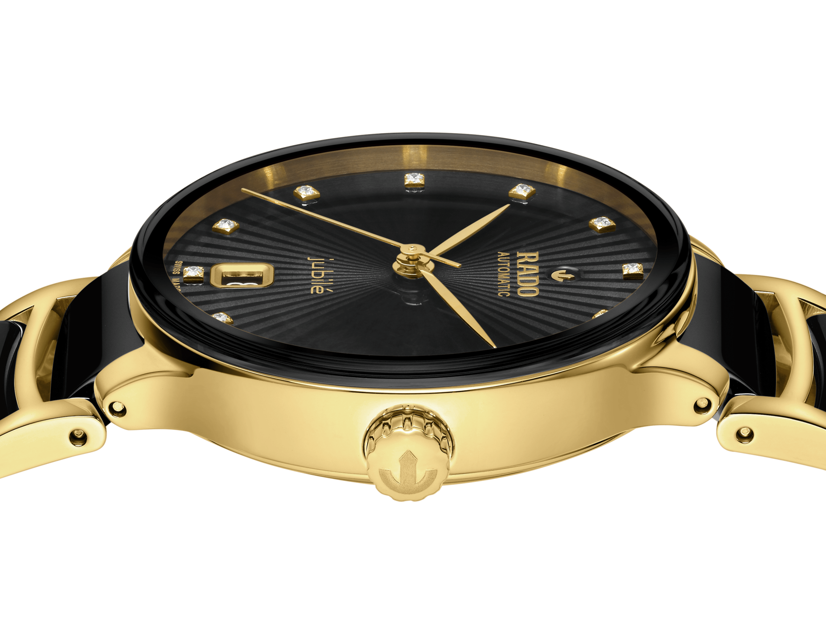 RADO Centrix Automatic Diamonds 35mm Black Dial Women's Watch R30032742