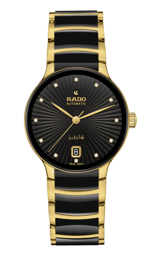 RADO Centrix Automatic Diamonds 35mm Black Dial Women's Watch R30032742