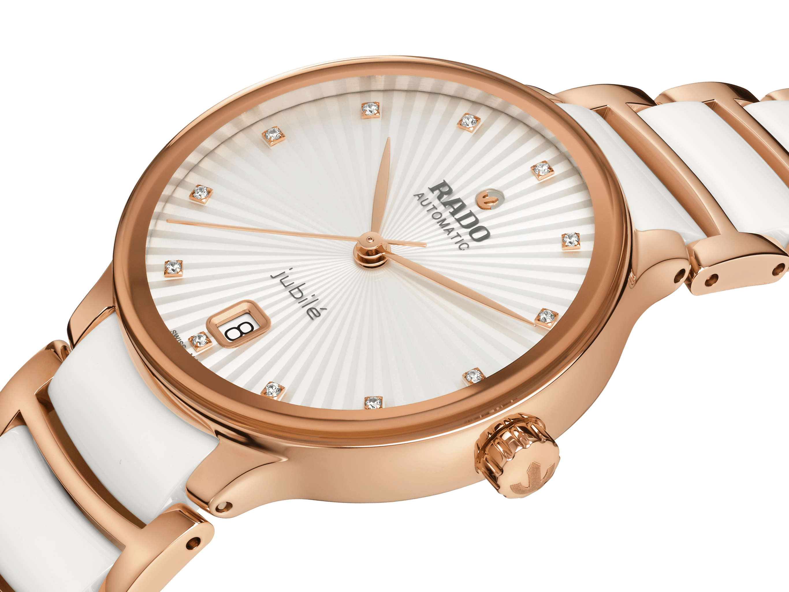 RADO Centrix Automatic Diamonds 35mm Silver Dial Women's Watch R30037744