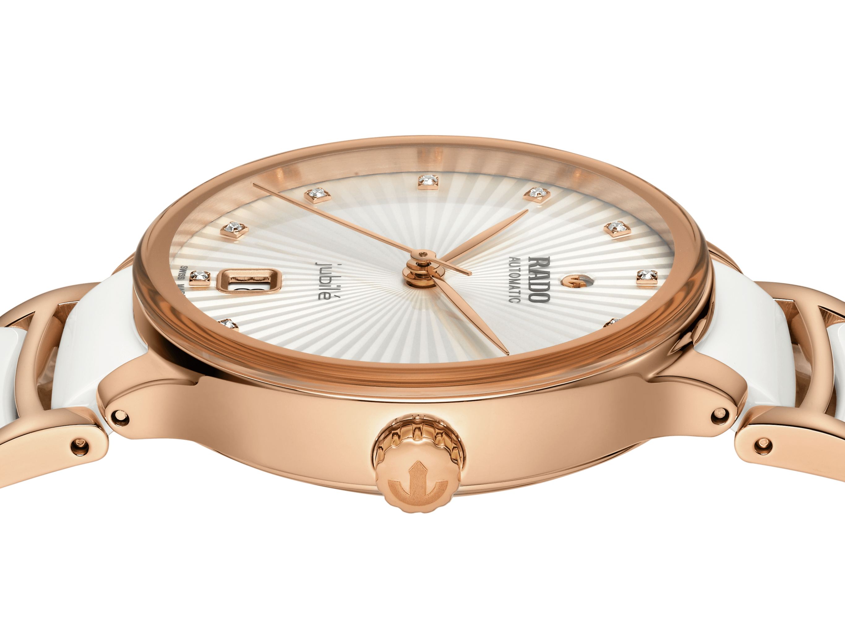 RADO Centrix Automatic Diamonds 35mm Silver Dial Women's Watch R30037744