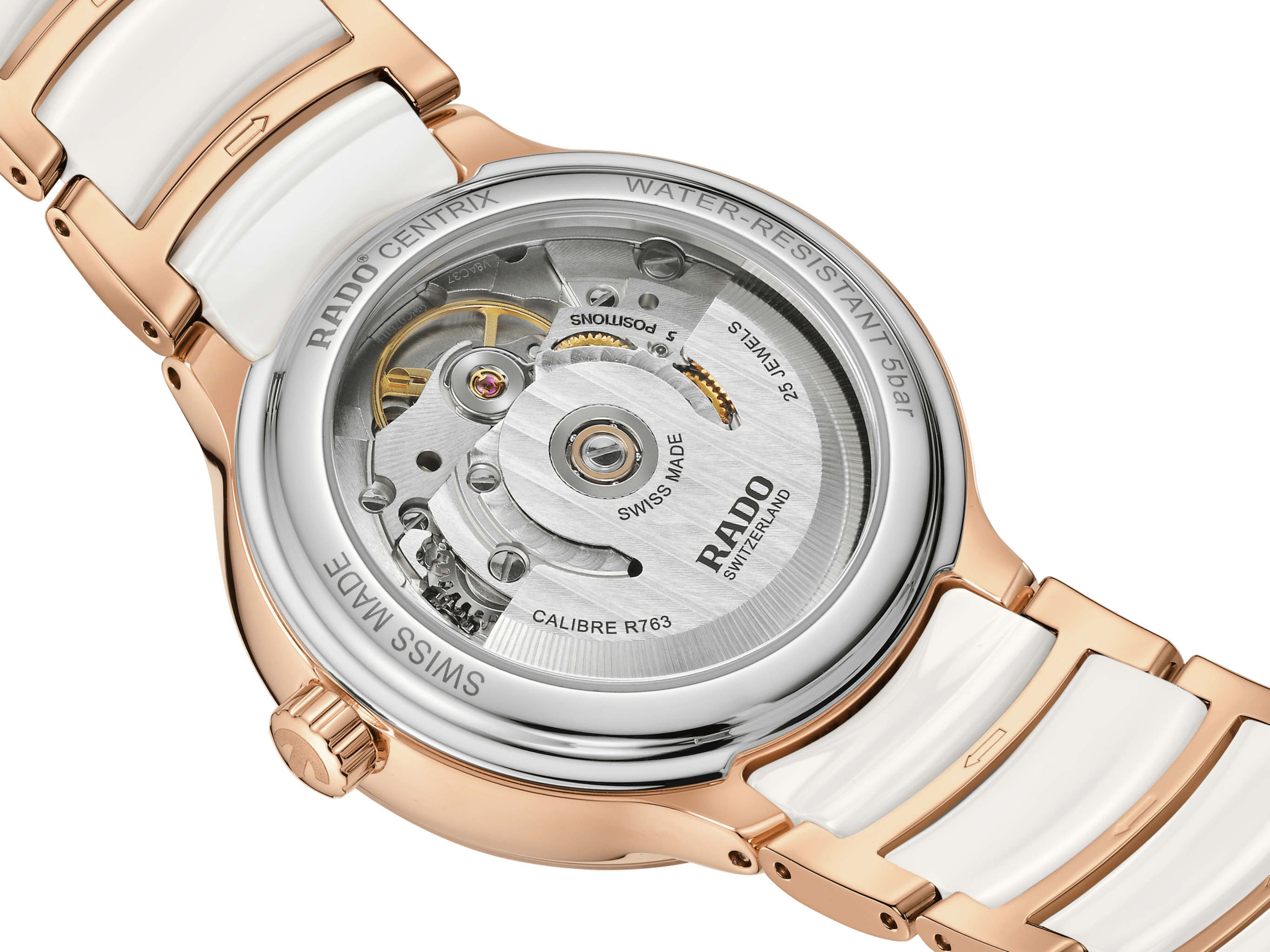 RADO Centrix Automatic Diamonds 35mm Silver Dial Women's Watch R30037744