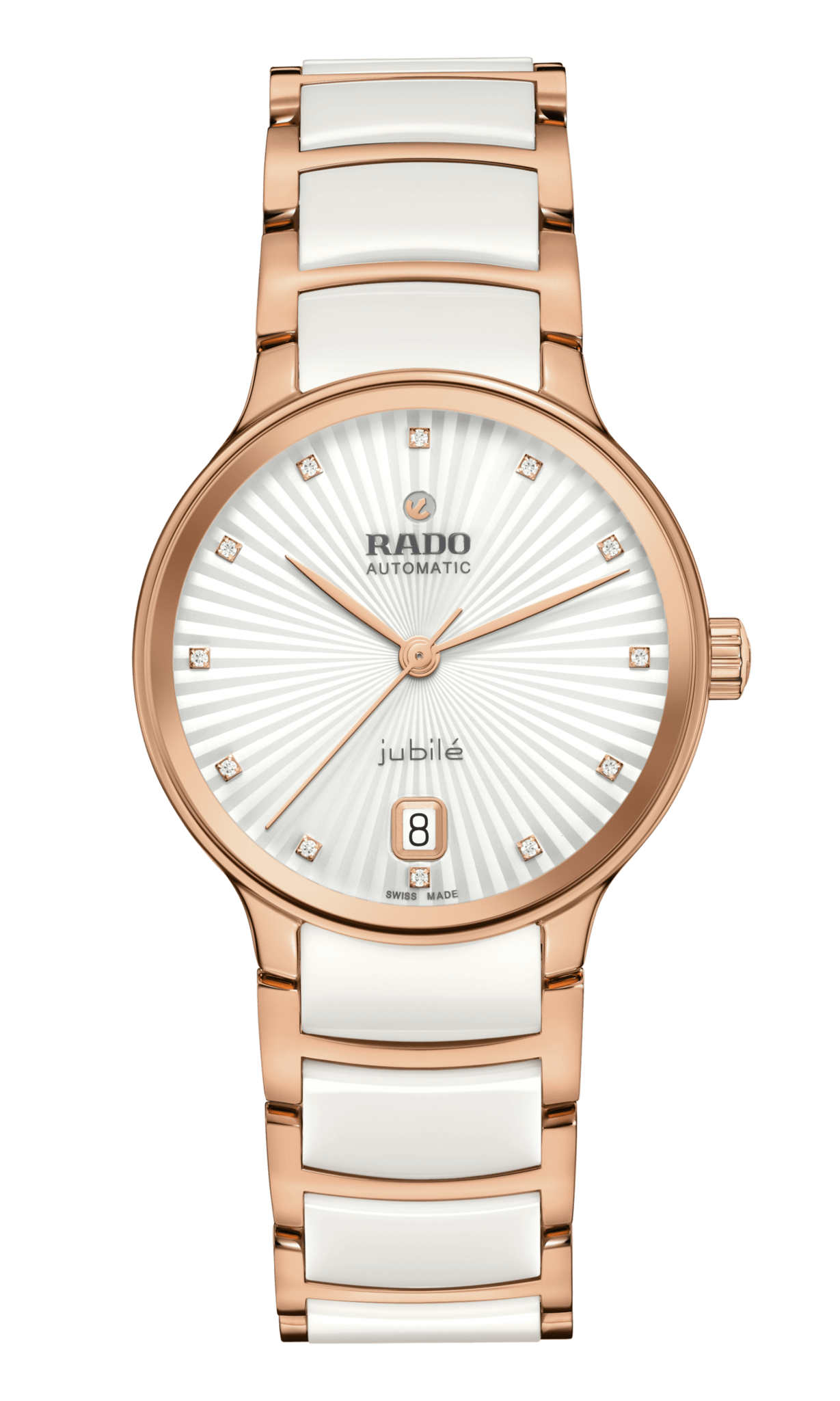 RADO Centrix Automatic Diamonds 35mm Silver Dial Women's Watch R30037744