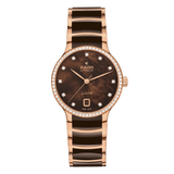 RADO Centrix Automatic Diamonds 35mm Brown Mother of Pearl Dial Women's Watch R30230922