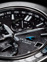 Casio Oceanus Manta 42.8mm Black Dial Men's Watch OCWS7000CN-1A